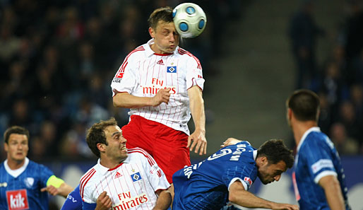 Der HSV mit Ivica Olic waren gegen den VfL Bochum oben auf