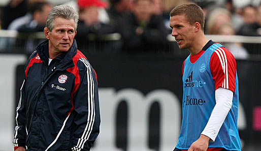 Seit Heynckes die Bayern übernommen hat, hat Podolski seine Spielfreude wiedergefunden