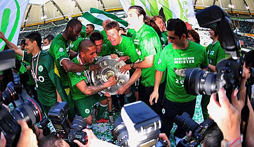 Pretty in green: Wolfsburg ist deutscher Meister 2009!