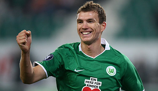 Edin Dzeko wechselte 2007 von FK Teplice zum VfL Wolfsburg