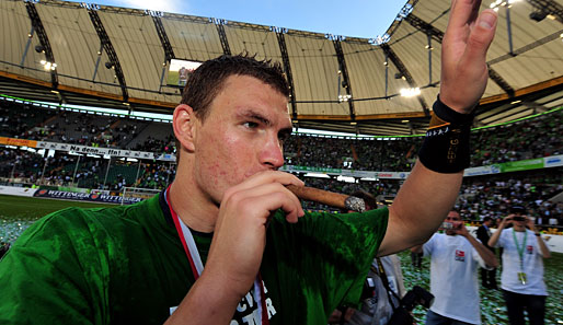 Edin Dzeko schoss in der abgelaufenen Saison 26 Tore für den VfL Wolfsburg