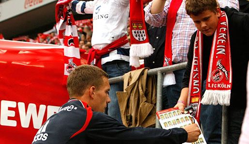 Das Warten der FC-Fans auf Lukas Podolski hat schon bald ein Ende