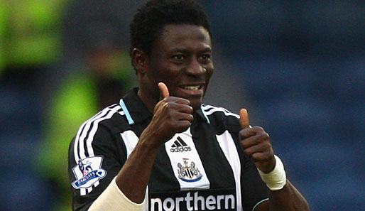Machte in der letzten Saison acht Tore für Newcastle United: Obafemi Martins