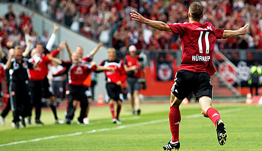 In insgesamt 165 Spielen für den 1. FC Nürnberg erzielte Marek Mintal 75 Tore