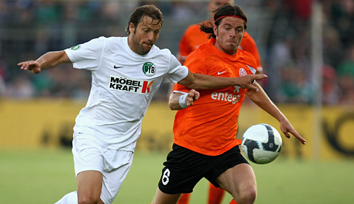 Tim Hoogland (r.) wechselte 2007 vom FC Schalke 04 zum FSV Mainz 05