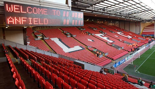 Die Heimspielstätte des FC Liverpool steht an der Anfield Road