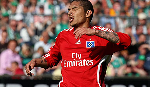 Paolo Guerrero wechselte 2006 für 2,5 Millionen Euro von Bayern München zum Hamburger SV