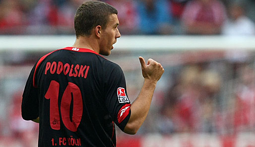 Lukas Podolski hat nach seiner Rückkehr erst ein Liga-Tor für Köln erzielt