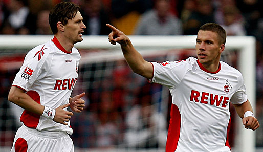Novakovic (l., mit Podolski) kam 2006 von Litex Lovech nach Köln. Davor spielte er in Österreich