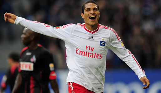 Guerrero kam 2006 für 2,5 Millionen Euro von Bayern München zum HSV