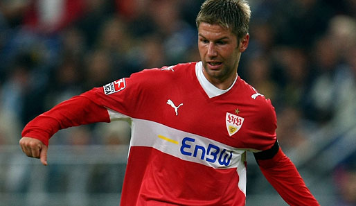 Thomas Hitzlsperger und der VfB Stuttgart liegen mit acht Punkten derzeit auf dem 13. Platz