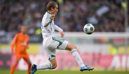 Thomas Kahlenberg stand erst einmal in der Startformation des VfL Wolfsburg