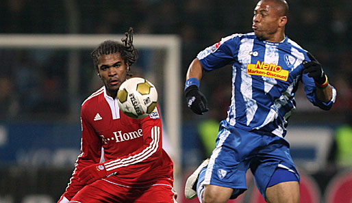 Breno (l.) kam in dieser Saison in der Bundesliga dreimal zum Einsatz