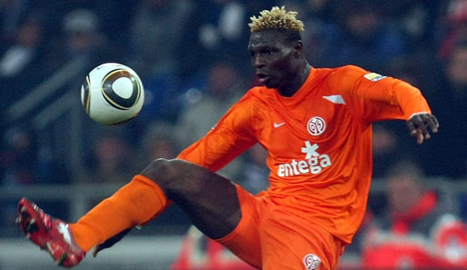 Aristide Bance erzielte in der Hinrunde vier Treffer für den FSV Mainz 05