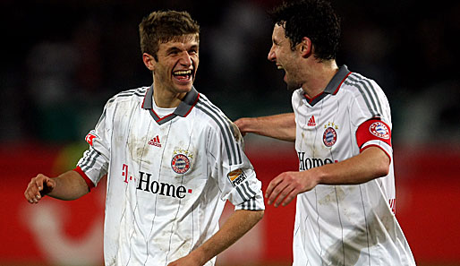 Thomas Müller (l.) war einer der Gewinner der Vorrunde beim FC Bayern