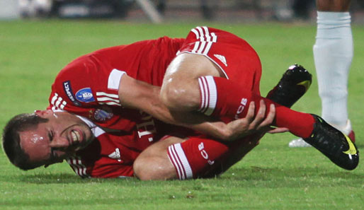Wird wohl erst im Januar wieder für Bayern im Einsatz sein: Franck Ribery