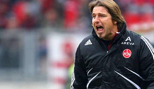 Michael Oenning ist seit dem 08. September 2008 Trainer des 1. FC Nürnberg