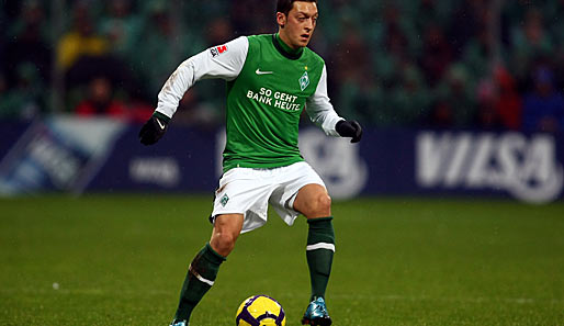 Mesut Özil kam Anfang 2008 für 4,3 Millionen Euro von Schalke zu Werder Bremen