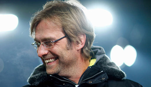 Dortmunds Trainer Jürgen Klopp ist stolz auf seine Truppe