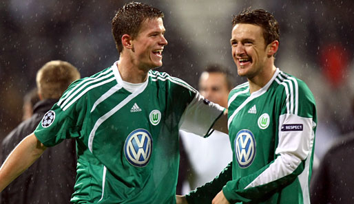 Christian Gentner (r.) spielte vor seiner Zeit in Wolfsburg bereits für den VfB Stuttgart