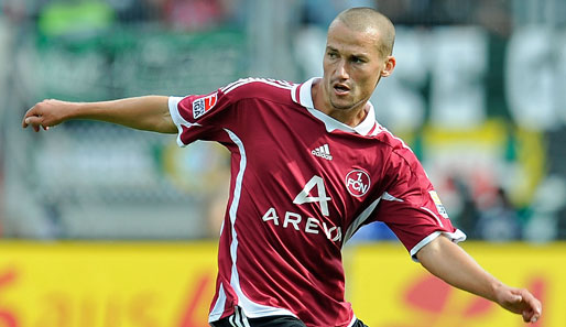 Peer Kluge erzielte in der Bundesliga-Hinrunde zwei Tore für den 1. FC Nürnberg