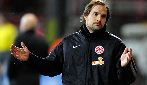 Thomas Tuchel ist seit dem ersten Spieltag Trainer von Mainz 05