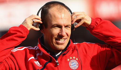 Arjen Robben hat gut lachen: Bereits acht Saisontore hat er für die Bayern erzielt