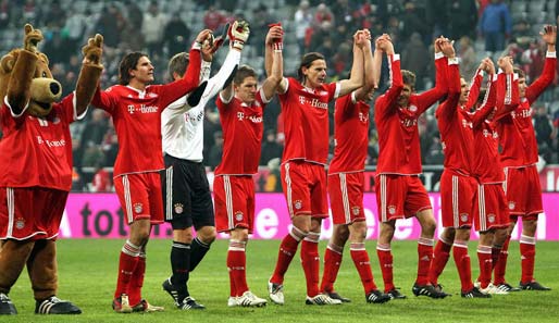 Die Spieler des FC Bayern hatten in den vergangenen Wochen viel zu feiern