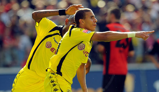 Beim 1:1 im Hinspiel traf Mohamed Zidan zur zwischenzeitlichen Dortmunder Führung