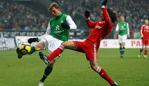 Tim Borowski hat bislang zwei Saisontore in 16 Spielen für Bremen erzielt