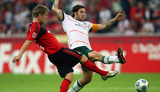 In den letzten neun Spielen gegen Werder Bremen konnte Bayer Leverkusen nur eins gewinnen