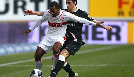 Cacau (l.) wechselte 2003 vom 1. FC Nürnberg zum VfB Stuttgart