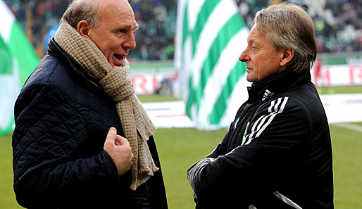 Dieter Hoeneß ist seit der Winterpause Manager beim VfL Wolfsburg