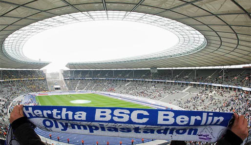 Im Spiel gegen den VfB Stuttgart dürfen nur 25.000 Zuschauer ins Olympiastadion