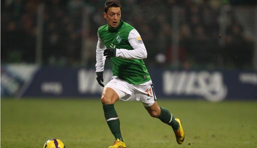 Mesut Özil wechselte Anfang 2008 von Schalke 04 zu Werder Bremen