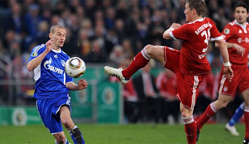 Ab dem 23. Spieltag stand Peer Kluge (l.) immer in der Startelf von Schalke