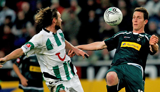 Rob Friend (r.) könnte der Borussia im Spiel gegen Eintracht Frankfurt fehlen