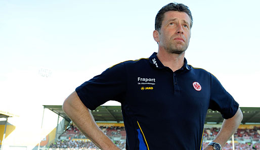 Michael Skibbe ist seit Juni 2009 Trainer bei Eintracht Frankfurt