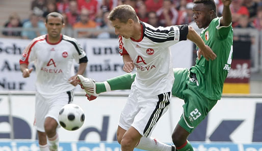 In der letzten Saison standen sich Nürnberg und Augsburg noch in der 2. Liga gegenüber