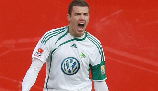 Edin Dzeko wechselte 2007 vom FK Teplice nach Wolfsburg