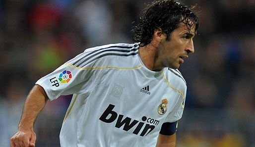 Raul spielt seit 1994 für den spanischen Erstligisten Real Madrid