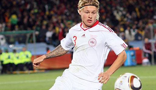 Simon Kjaer kommt bisher auf zehn Länderspiele für die Nationalmannschaft Dänemarks