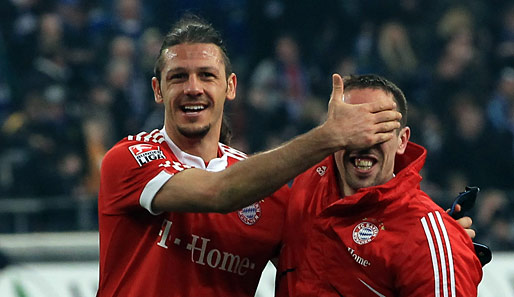 Lief bisher 72 mal für den deutschen Rekordmeister auf und erzielte dabei 24 Tore: Franck Ribery (r.)