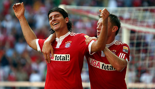 Mario Gomez (l.) und Ivica Olic (r.) sind beide 2009 an die Isar gewechselt