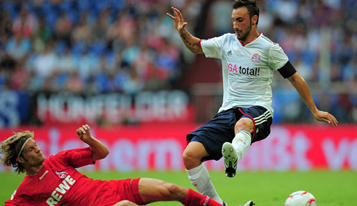Diego Contento (r.) bestritt letzte Saison neun Bundesliga-Spiele für die Bayern
