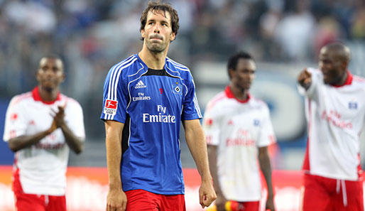 Ruud van Nistelrooy war gegen Schalke mit zwei Treffern der Matchwinner für den HSV