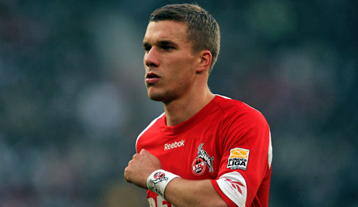 Lukas Podolski wechselte 2009 für ca. 10 Millionen vom FC Bayern zurück zum 1. FC Köln