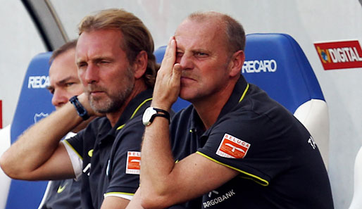 Thomas Schaaf (r.) ist seit 1999 Cheftrainer bei Werder Bremen