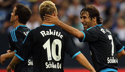 Schalke-Neuzugang Raul erzielte gegen die Bayern beim LIGA total! Cup zwei Treffer
