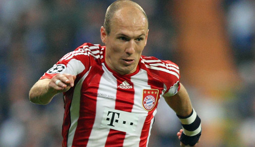 Arjen Robben kam bisher in 37 Spielen für den FC Bayern auf 23 Tore und 8 Vorlagen